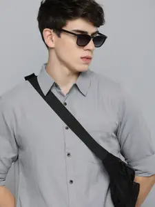 R.Code by The Roadster Life Co. R Code by The Roadster Life Co Solid Casual Shirt