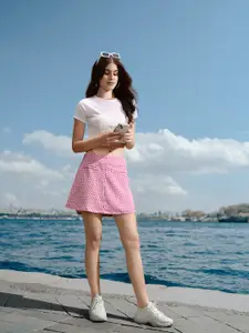 FOREVER 21 Women Printed Mini Skirt