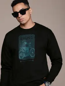 The Roadster Life Co. Graphic Printed Pullover Sweatshirt