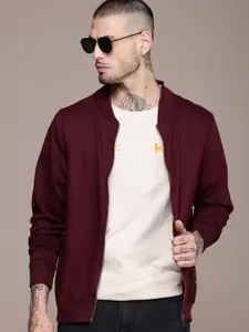 The Roadster Life Co. Solid Front-Open Sweatshirt