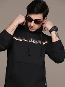 The Roadster Lifestyle Co. Printed Hooded Sweatshirt