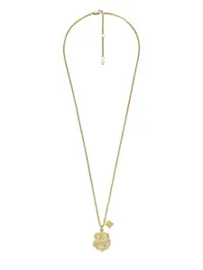 Fossil Gold-Plated Hufflepuff Necklace