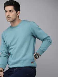 The Roadster Lifestyle Co. Men Solid Sweatshirt