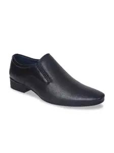 Ajanta Men Textured Formal Slip-On Shoes