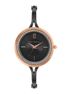 French Connection Women Eva Embellished Dial Bracelet Style Strap Analogue Watch FCN00091A