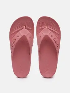 Crocs Women Brand Logo Design Thong Flip-Flops