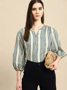 all about you Pure Cotton Striped Top