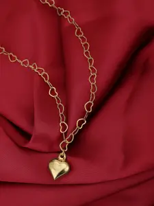 Carlton London Gold-Plated Minimal Necklace