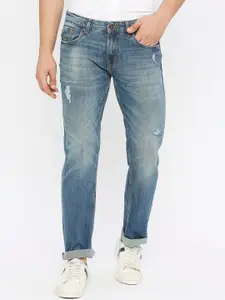 SPYKAR Men Relaxed Fit Mildly Distressed Heavy Fade Stretchable Jeans