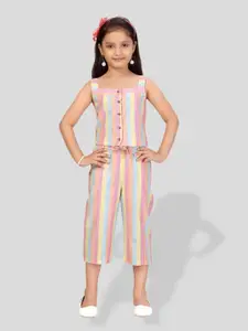 BAESD Girls Striped Top With Trousers