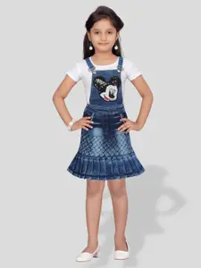BAESD Girls T-shirt With Pinafore