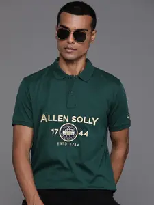 Allen Solly Brand Logo Polo Collar Pure Cotton T-shirt