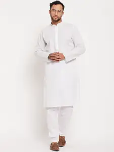 VASTRAMAY Mandarin Collar Kurta With Pyjamas
