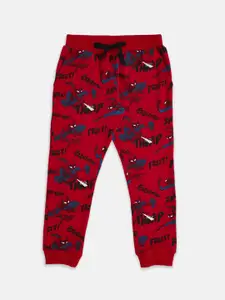 Pantaloons Junior Boys Spider Man Printed Cotton Joggers