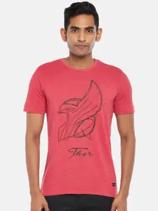 SF JEANS by Pantaloons Thor Printed Cotton Slim Fit T-shirt