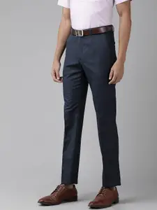 Park Avenue Men Solid Smart Regular Fit Formal Trousers
