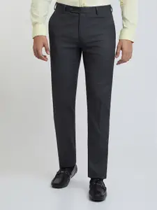 Raymond Men Solid Slim Fit Formal Trousers