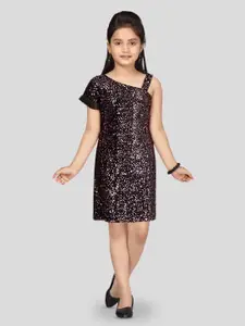 BAESD Girls Sequin Net Sheath Dress