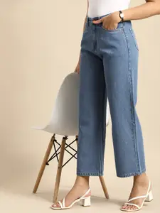all about you Women Cotton Relaxed Fit High-Rise Jeans