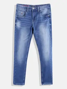 Indian Terrain Boys Mid-Rise Heavy Fade Stretchable Jeans