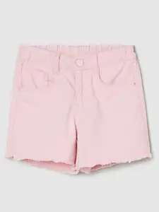 max Girls Mid-Rise Denim Shorts