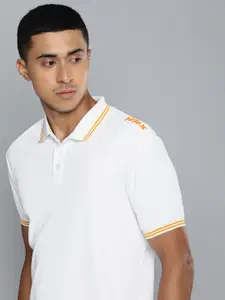 HRX by Hrithik Roshan Men Brand Logo Printed Polo Collar Sports T-shirt