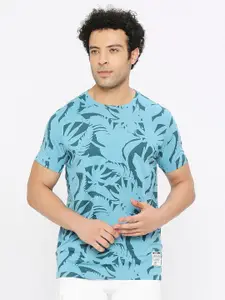 SPYKAR Abstract Printed Cotton T-shirt