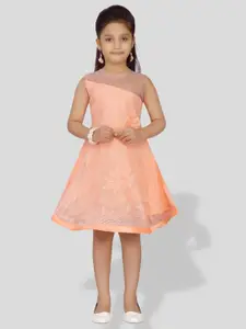 BAESD Girls Net Fit & Flare Dress