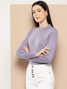 her by invictus Solid Acrylic Pullover