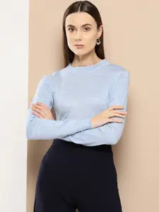 her by invictus Solid Acrylic Pullover