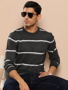 INVICTUS Acrylic Striped Pullover