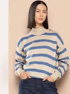 her by invictus Pure Acrylic Striped Pullover