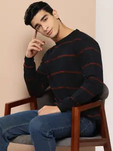 INVICTUS Pure Acrylic Striped Pullover