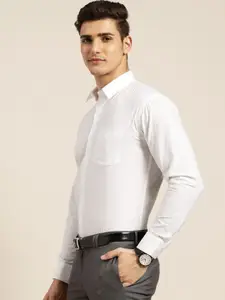 Hancock Relaxed Spread Collar Cotton Formal Shirt