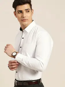 Hancock Relaxed Spread Collar Cotton Formal Shirt