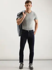 Lee Men Slim Fit Mid-Rise Stretchable Cotton Jeans