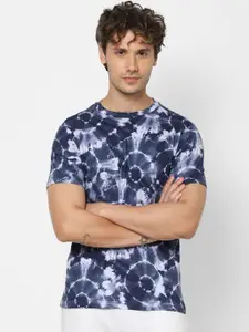 VASTRADO Tie & Dyed Cotton Casual T-Shirt