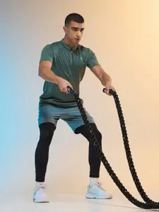 Technosport High Neck Antimicrobial Slim Fit T-shirt