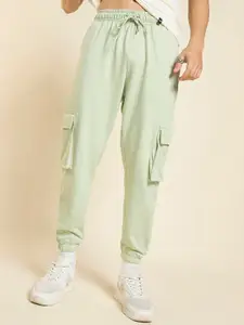 Bewakoof Air 1.0 Men's Green Oversized Joggers