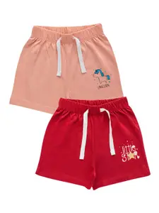 JusCubs Girls Pack Of 2 Csual Shorts
