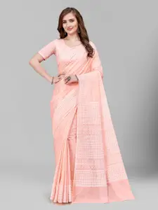 RATAN Floral Printed Pure Cotton Saree