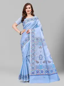 RATAN Floral Printed Pure Cotton Saree