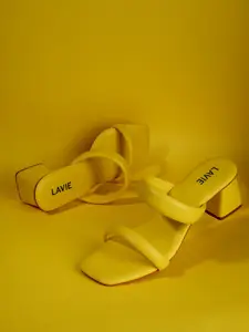 Lavie Double Straps Block Heels