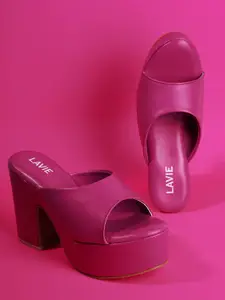 Lavie Open Toe Platform Heels