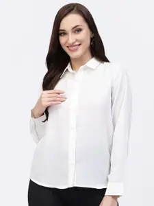 Strong And Brave Spread Collar Casual Shirt