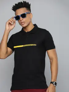 HRX by Hrithik Roshan Men Self Design Polo Collar Sports T-shirt