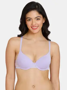 Zivame  Underwired Lightly Padded Half Coverage All Day Comfort T-shirt Bra