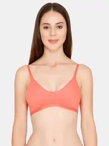 Zivame Non-Padded Non-Wired Half Coverage All Day Comfort T-shirt Bra