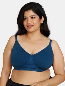 Zivame Plus Size Non-Wired Non-Padded Full Coverage All Day Comfort Minimizer Bra