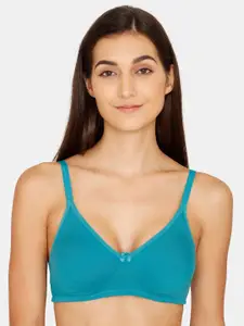 Rosaline by Zivame Seamless Non Padded All Day Comfort Half Coverage Everyday Bra